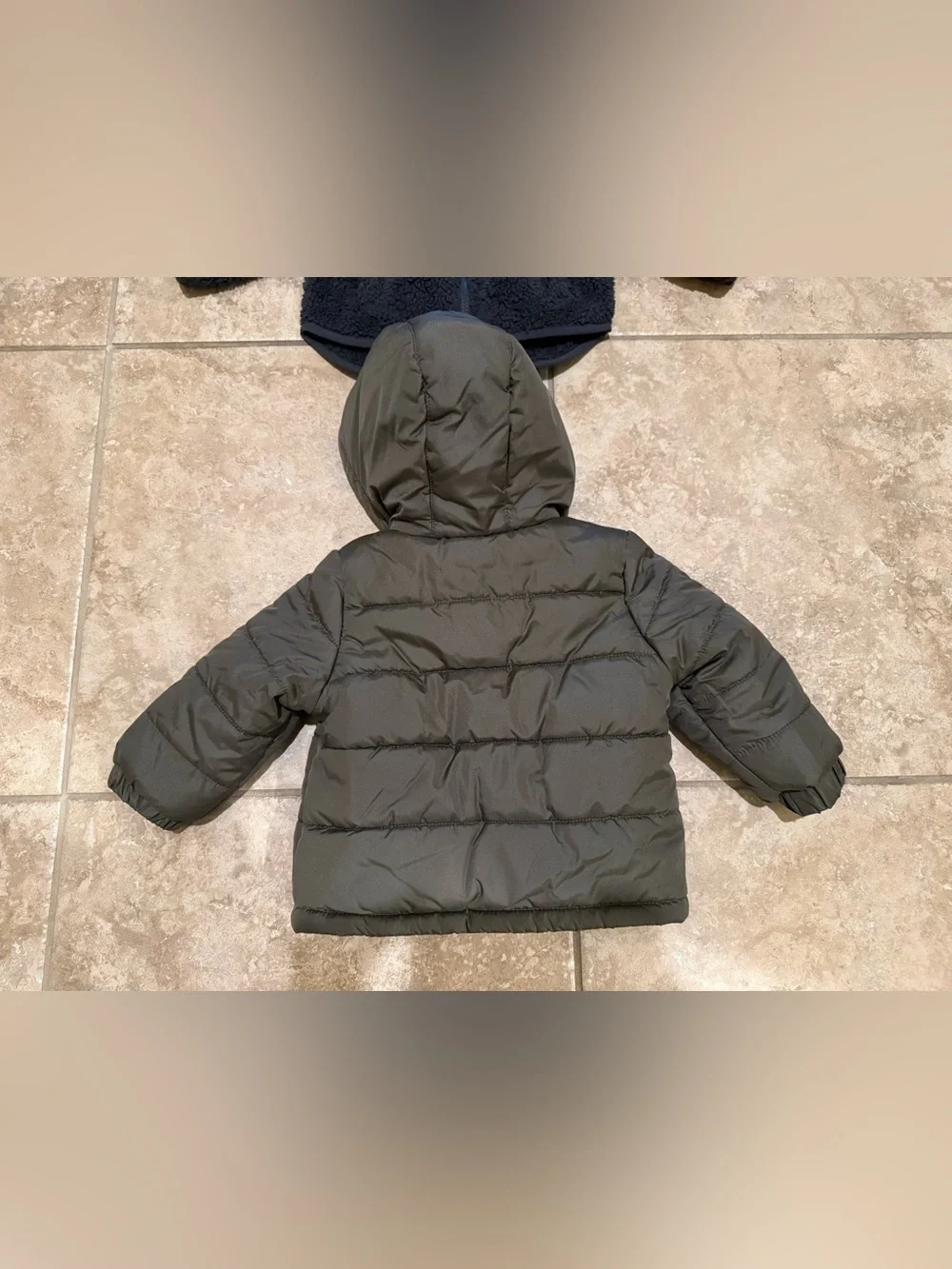 Carter’s Child of Mine Winter Coat & Old Navy Zip-Up Fleece Bear Jacket